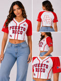 Puerto Rico Crop Jersey