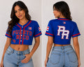 Puerto Rico Blue Crop Jersey