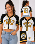 Clemente Puerto Rico Crop Jersey